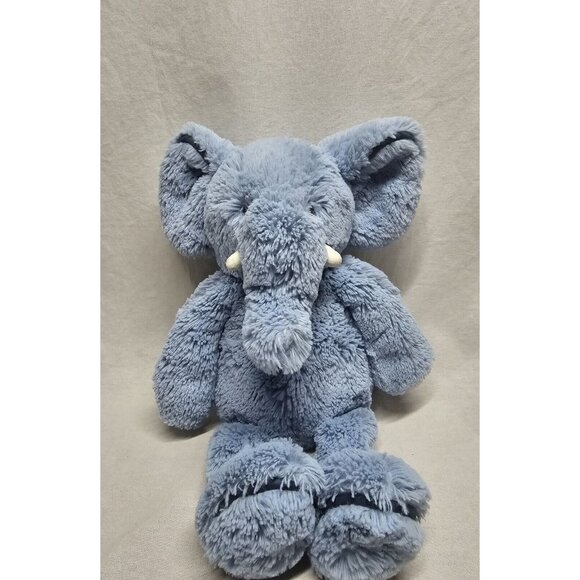 Jellycat Other - Jellycat Piper Blue Elephant Plush Stuffed Animal Beanbag Toy 12"- Retired